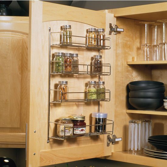 SpiceRacks Door Mount Spice Racks Available in 3 Different Widths