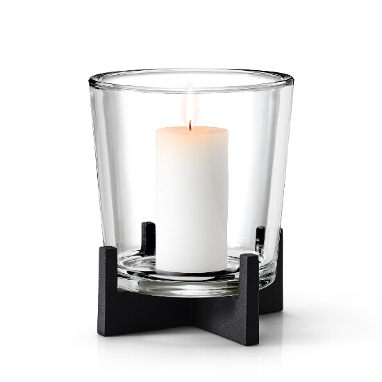Pillar Candle Holder, Large w/ Candle (Not Included)
