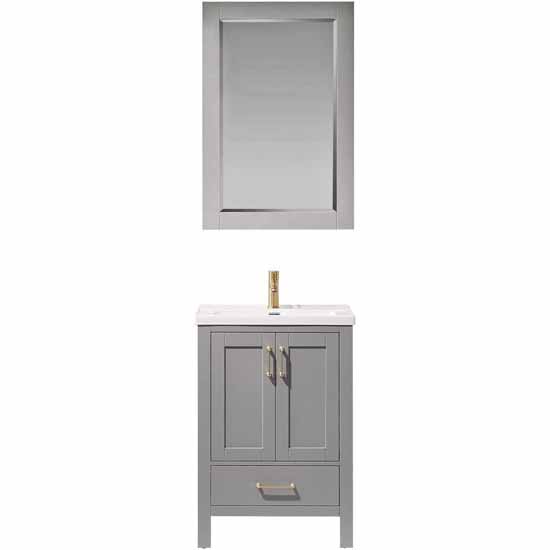 Vinnova Bath Vanity 24'' Gray Display Display