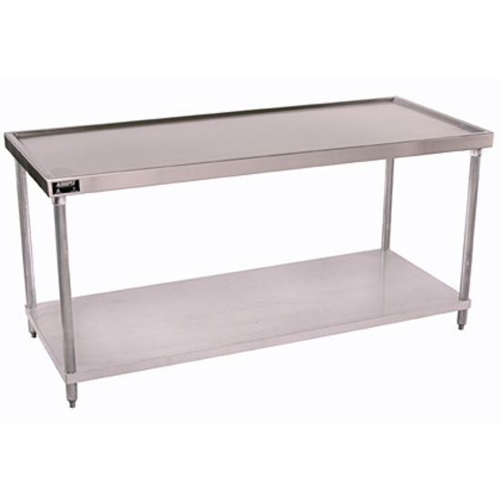 Aero 1TG Series Work Table w/ Galvanized Undershelf