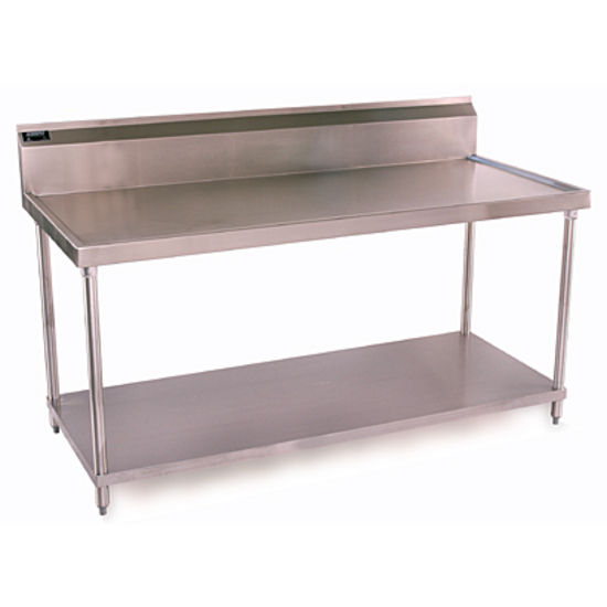 Aero 1 TSB Series Stainless Steel Work Table w/ Backsplash