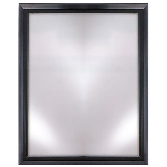 Afina Signature Collection Rectangular Plain Framed Mirror Available with Multiple Group A to F Finishes and Sizes