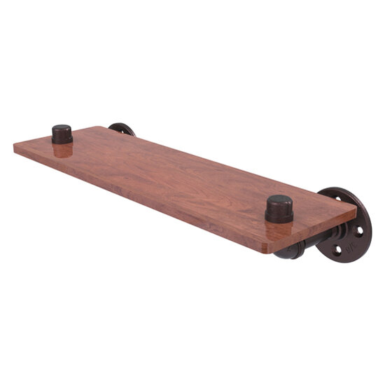 Allied Brass Pipeline Collection 16'' Ironwood Shelf in Antique Bronze