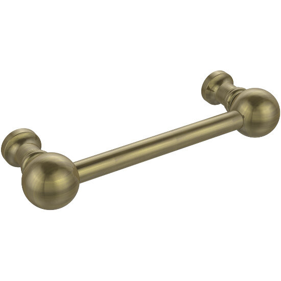 W-1/3 Series Waverly Place Collection Cabinet Pull with Smooth Round Knob  Ends 4'' Wide in Multiple Finishes by Allied Brass | KitchenSource.com