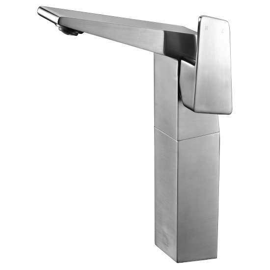 Brushed Nickel Single Hole Tall Faucet