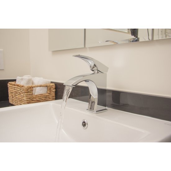 Alfi brand Brushed Nickel Single Lever Bathroom Faucet