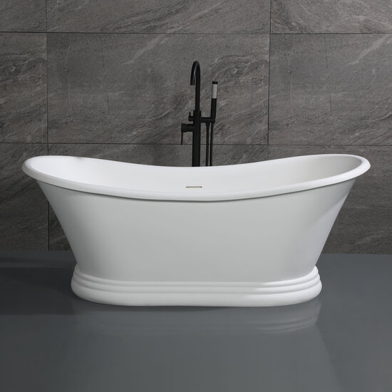 Solid Surface Resin Bathtub - Lifestyle View 1
