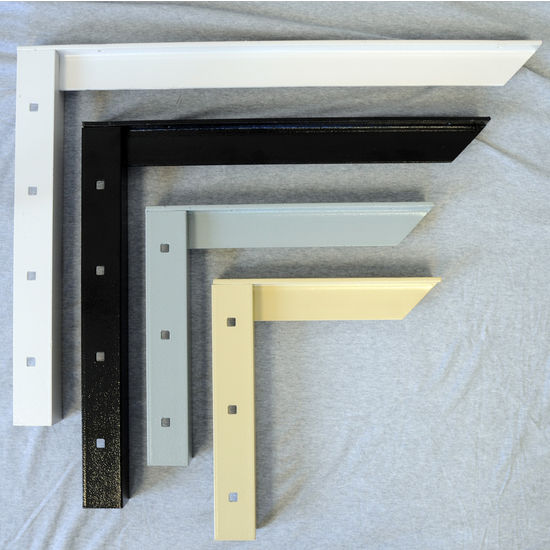 Concealed Bracket with 9" to 24'' Support Arm, 2 Pcs. Available in 4 Finishes