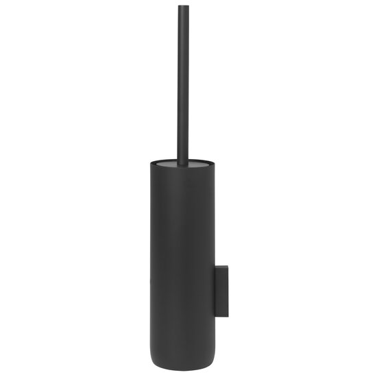Blomus Modo Collection Wall Mounted Toilet Brush in Black Titanium-Coated Steel, Product View