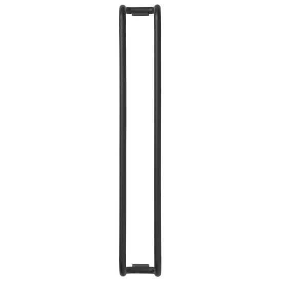 Blomus Modo Collection Wall Mounted Hand Towel Holder in Black Titanium-Coated Steel, Product View
