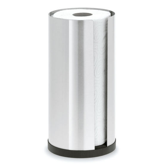 Blomus Cusi Collection Cyclinder Paper Towel Holder in Stainless Steel, 5-13/32'' Diameter x 11-1/8'' H