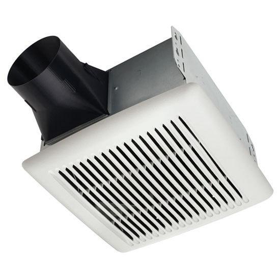 Broan InVent ™ 80 - 110 CFM Single-Speed Fan, 3.0 Sones, Housing: 10" W x 9-1/4" D x 5-3/4" H