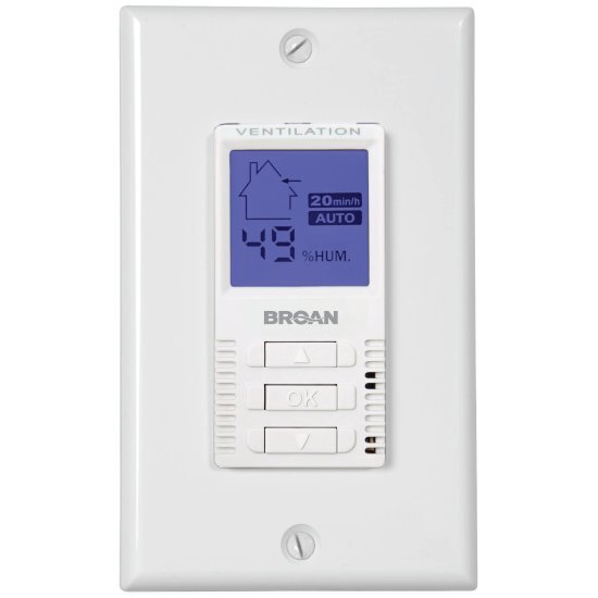 Broan Deco-Touch Manual/Automatic Wall Control for ERV and HRV Units
