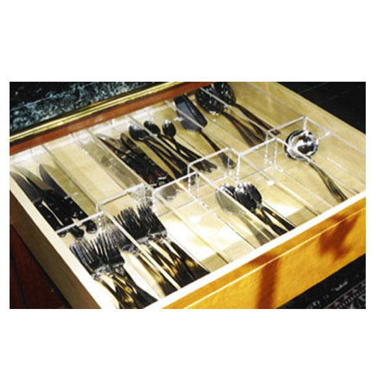 Custom Inserts Cutlery Insert, for Drawer Width 15-1/2 inch, 15-1/2 inch W
