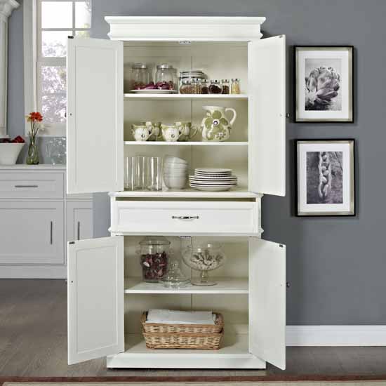Crosley Furniture, Parsons Pantry In Multiple Finishes | KitchenSource.com