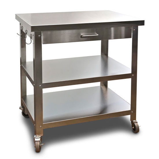 Mobile Stainless Steel Shelf Cart