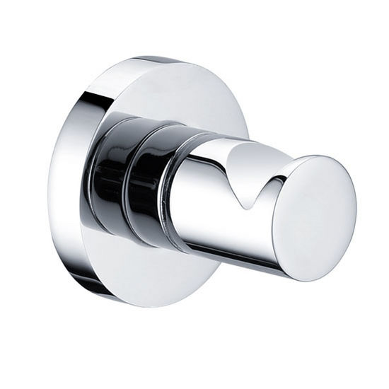 Empire Industries Brentwood Collection 400 Series Robe Hook in Polished Chrome, 2" Diameter x 1-3/16" D