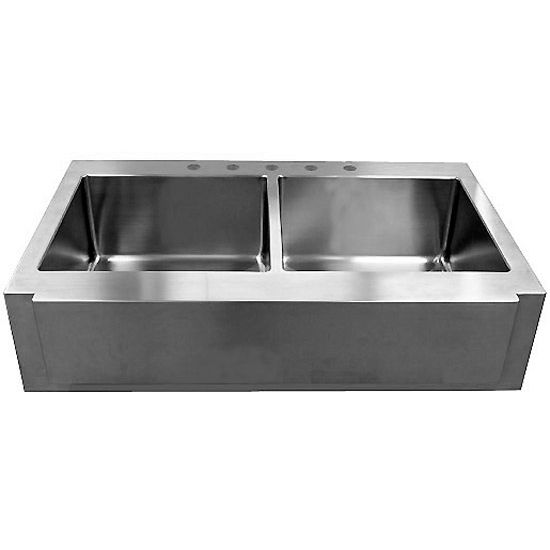Kitchen Sinks - Everest Double Bowl Farm Sink by Empire Industries ...