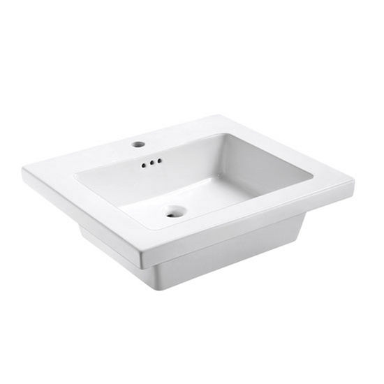Bathroom Sinks - Tribeca Ceramic Sink Tops in White with Multiple 