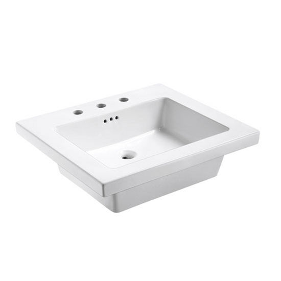 Bathroom Sinks - Tribeca Ceramic Sink Tops in White with Multiple Sizes ...