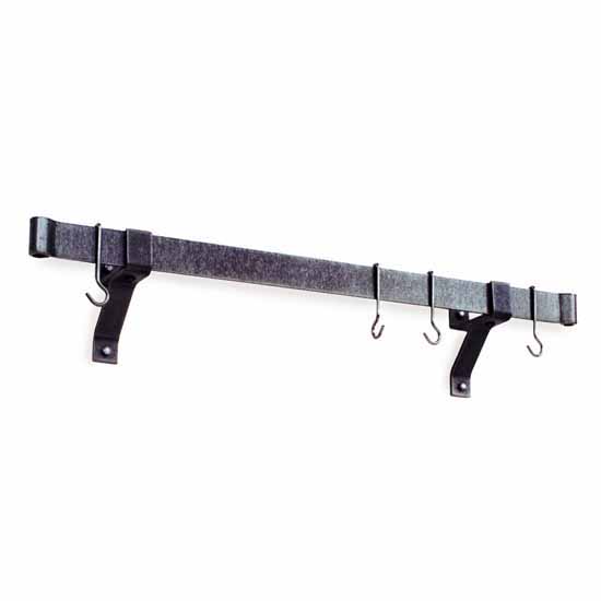 Enclume Premier 24-Inch Utensil Bar Wall Pot Rack Stainless Steel