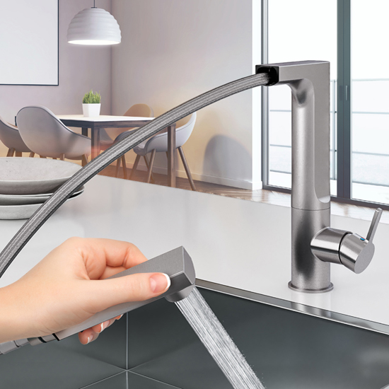 Brushed Nickel Ascend Pull Out Faucet