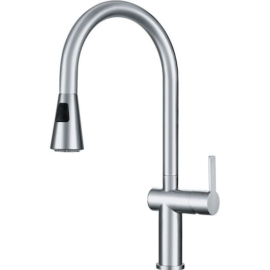 Franke Bern Pull Down Spray Kitchen Faucet, Stainless Steel
