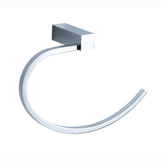 Fresca Ottimo Wall Mounted Towel Ring in Chrome, Dimensions: 8-1/2" W x 2-1/2" D x 5-1/2" H
