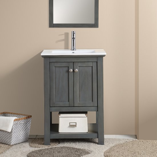 Manchester 24'' or 30'' Wide Traditional Bathroom Vanity in Multiple ...