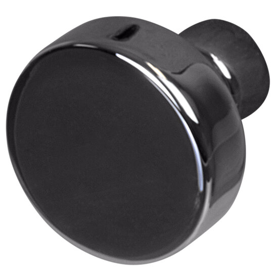 Hafele Cornerstone Series Elite Handle Collection Traditional Round Cabinet Knob in Polished Chrome, Zinc, 1-1/8" Diameter x 1-1/16" D
