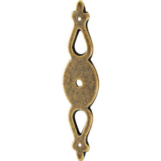 Rustico Collection Backplate in Antique Brass 24mm (15/16'') Wide by ...