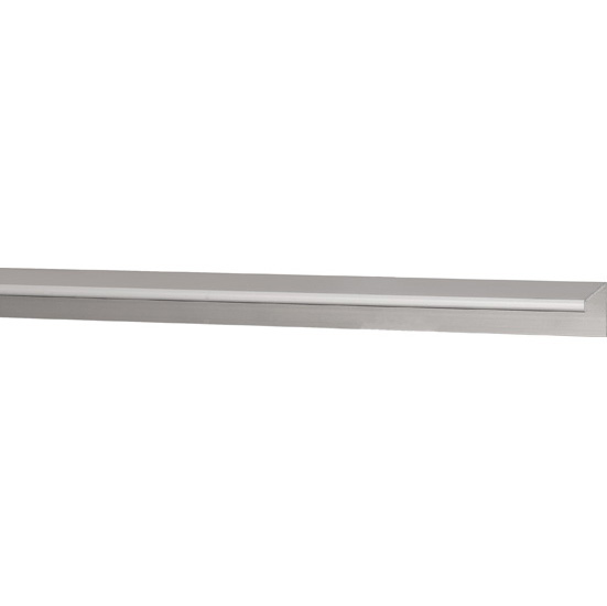 Hafele Tab Collection Extruded Handle in Silver Colored Anodized in Multiple Sizes