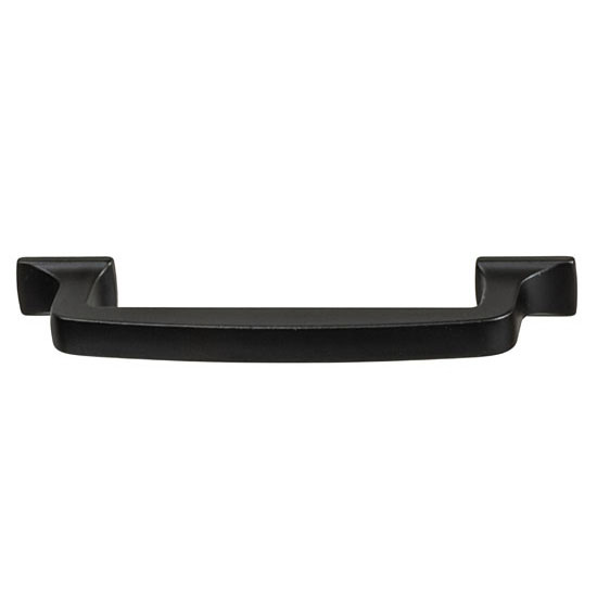 Hafele Amerock Westerly Collection Handle, Black Bronze, 129mm W x 14mm D x 33mm H, 128mm Center to Center