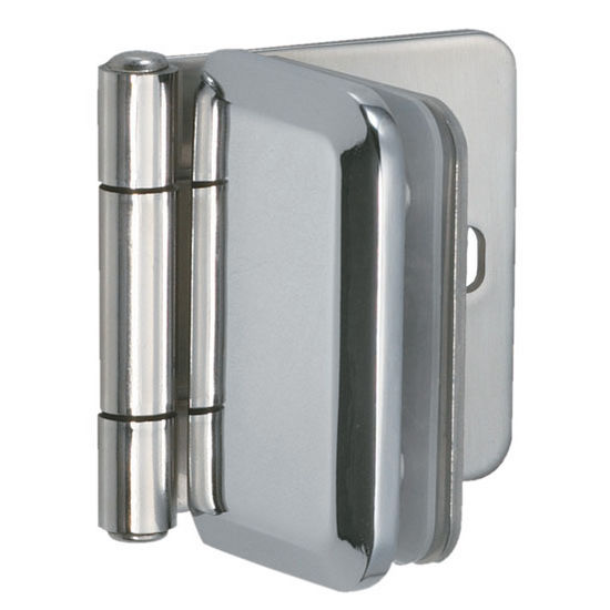 Hafele Inset Glass Door Hinge in Chrome Plated, 51mm (2'') H