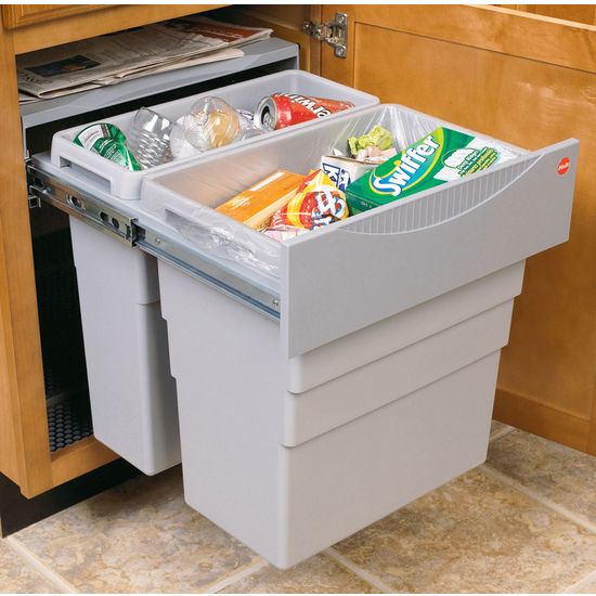 Easy Cargo 50 Pull-Out Waste Bin - 13 Gallon
