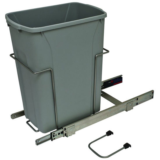 Trash Cans - Single Bottom Mount Soft Close Waste Bin with Eco-Friendly ...