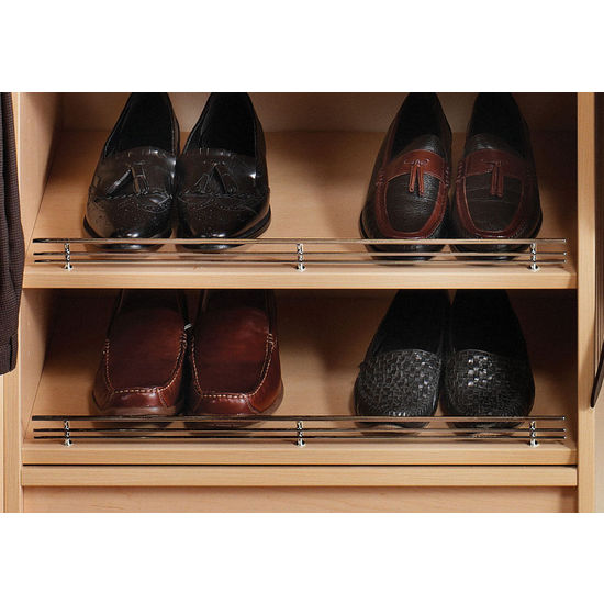 Hafele Kessebohmer Shoe Fences For Wooden Shelves | KitchenSource.com