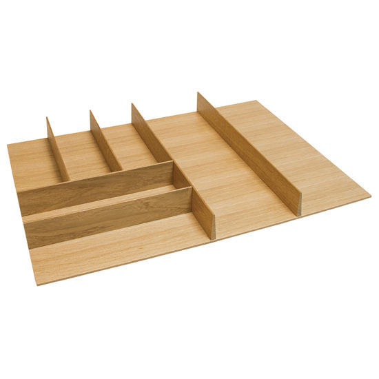 Hafele 556.88.731 - Fineline Kitchen Storage Box 2 – Walnut – 8-5