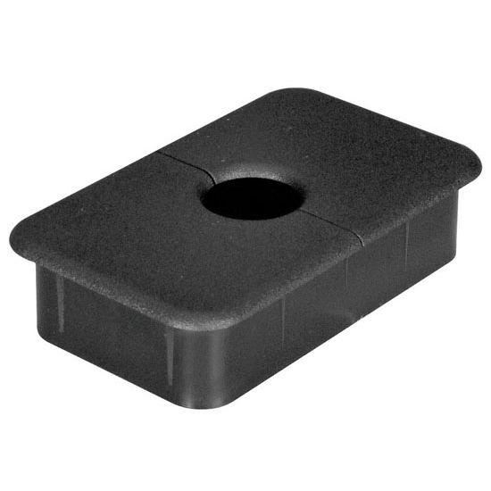 Office Accessories Rectangular Cable Grommet With Two Removable