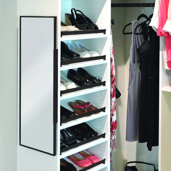 Synergy Elite Closet Pull-Out Mirror by Hafele, Multiple Finishes ...