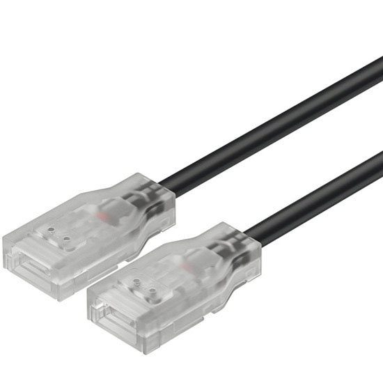 Hafele LOOX5 Interconnecting Lead for LED Ribbon Silicone Strip, Monochrome, 8 mm (5/16"), 12-24V, 50mm (2" Length)
