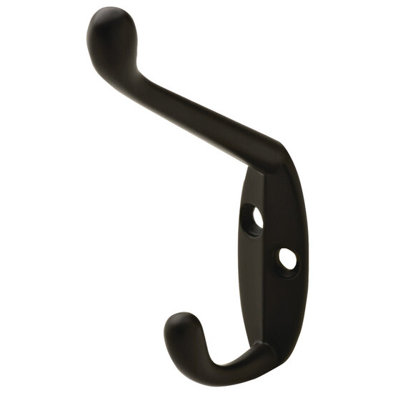 Wardrobe Collection Modern Wall Mounted Coat Hook in Multiple Finishes ...
