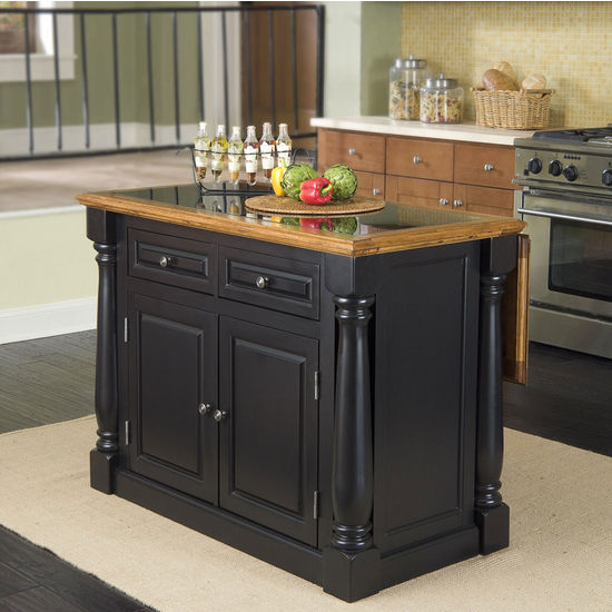 Kitchen Islands - Monarch Kitchen Island with Granite ...