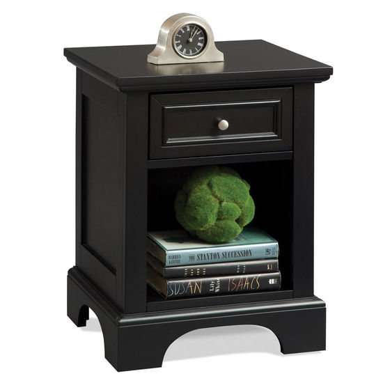 Ebony Bedford Night Stand by Home Styles