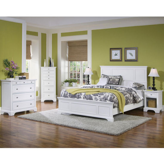 Home Styles Naples Queen Panel White Finish Headboard for sale online 
