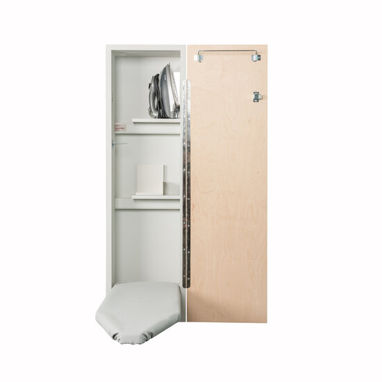 Details about   Oakridge Deluxe Ironing Center with Storage Cabinet White  