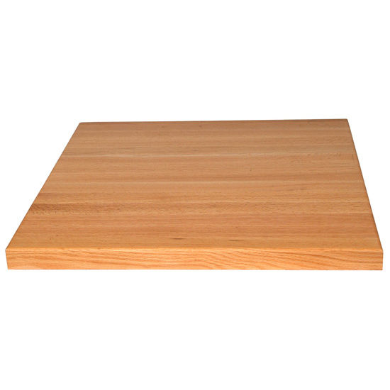 Square Red Oak Butcher Block Table Tops by John Boos