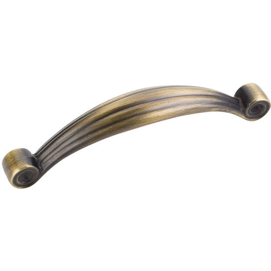 4 Ant 5 5/8" w # P3 Vtg Style French Fleur de Lis solid brass handles pulls 