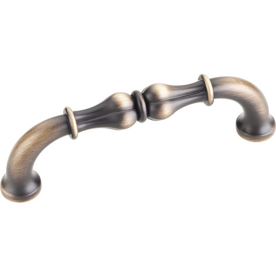 Jeffrey Alexander Bella Collection 4-3/8'' W Cabinet Pull in Antique Brushed Satin Brass
