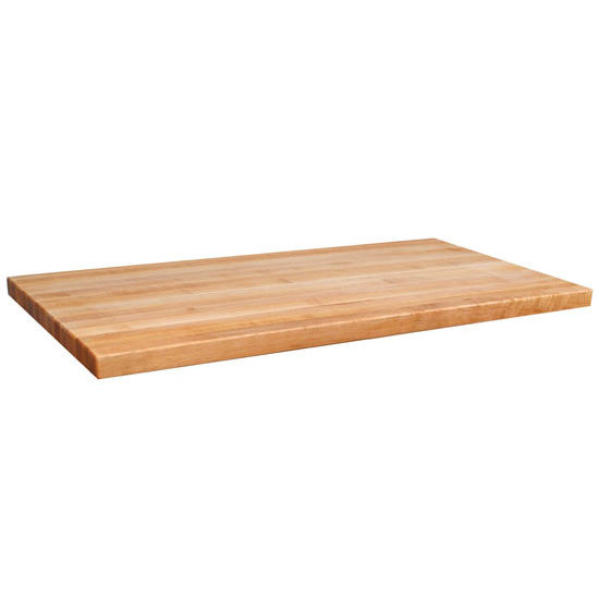 Wood Welded Maple Butcher Block Countertop 144 x 25 x 1-1/2